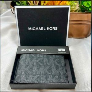 NEW! Michael Kors Jet Set Wallet men’s billfold NIB